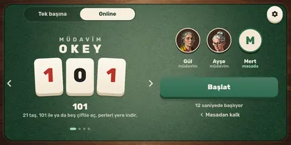 Müdavim Okey ekran görüntüsü 3